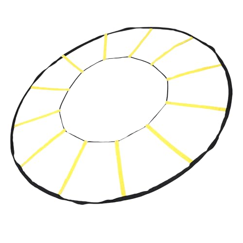 Circular Training Ladder - 12 Rungs Nylon Speed and Trainer for SoccerBasketball & Football