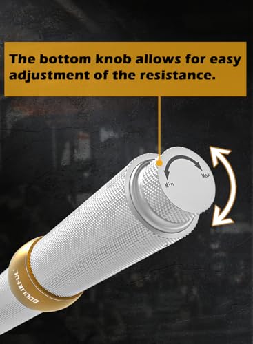Grip Strength Trainer, Aluminum Alloy Forearm Strengthener Wrist Trainer with Adjustable Resistance Knob, Forearm Exerciser for Home Gym Sports Man Women Wrist Arm Builder