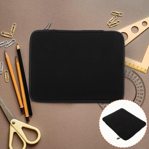 Shockproof Neoprene Tablet Protective Bag and Laptop Sleeve 13-inch Black Portable Inner Storage Case for Tablet and Notebook Users