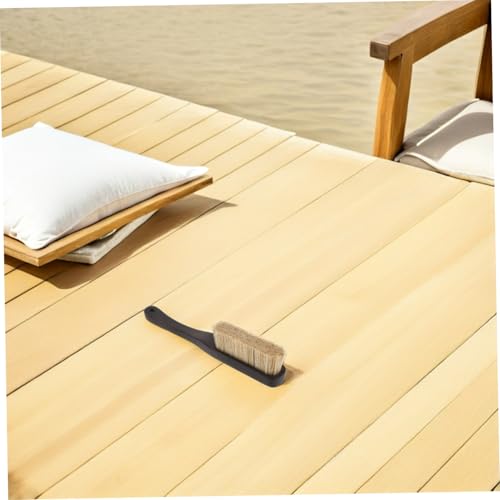 Baluue Climbing Chalk Brush with Dense Fine Boar Bristles and Wooden Handle, Rock Cleaning Tool for Outdoor and Indoor Bouldering, Chalk Removal Brush for Rock Climbing Holds and Ropes