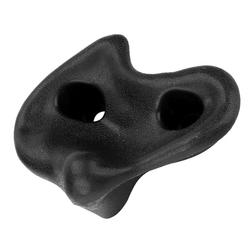 Demeras 10PCS Plastic Climbing Holds Grips Kids Climbing Stones Small Kids Toys Grip Climbing Rock Set for Climbing Frames Tree Houses (Black)