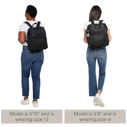 Baggallini Soho Backpack - Travel Laptop Backpack for Women - Lightweight Water-Resistant Luggage Bag, French Navy - color: French Navy