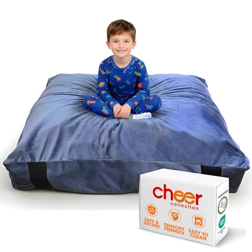 Cheer Collection Crash Pad - Crash Pads for Kids Sensory with Washable Cover - Sensory Room Must Haves - Crash Mat (3' x 4' FT) - size: 3'x 4' Feet