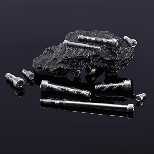 1/4-20 x 3 Socket Head Cap Screws Bolts, 20Pcs 304 Stainless Steel 18-8, Allen Socket Hex Drive, Partially Threaded, Bright Finish by SG TZH(with Hex Spanner) - size: 1/4-20 x 3"