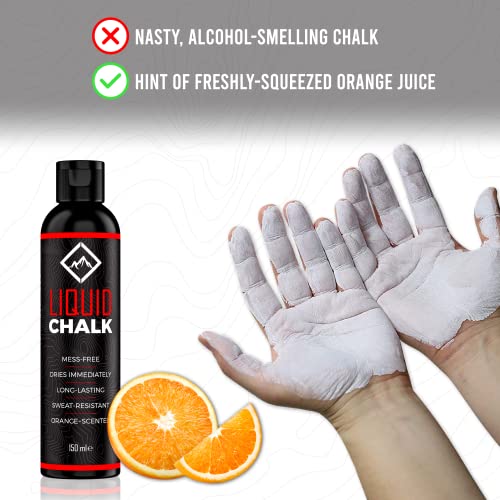 SURVIVOR 150ML Liquid Chalk + 370g Ultra Fine Climbing Chalk Powder Bundle