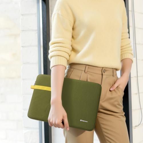 NIDOO 16 inch Laptop Sleeve Computer Carrying Case Cover for 16" Lenovo ThinkBook 16p E16 L16 T16 Z16/ ThinkBook 16 Gen 8 / Dell Pro 16 Plus /16" MacBook Pro M4 M5 Pro Max/HP ASUS Samsung, Green - color: Green, size: 16 Inch