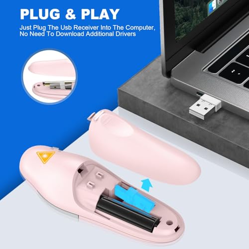 QUI Presenter Remote USB A&C Bundle | One Black & One Pink