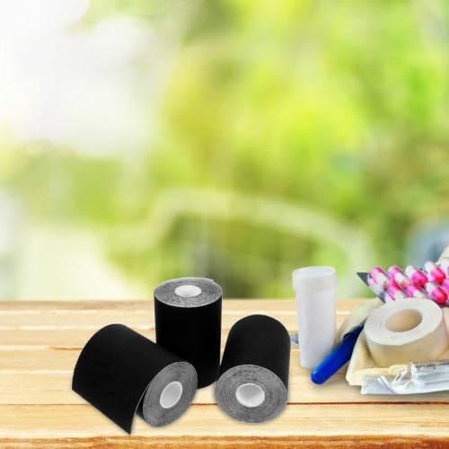 SUPVOX 3pcs Elastic Muscle and Joints Support Tape for Knee Relief and Chest Binding, Comfortable Fit Spandex Sports Tape for Occasions and Daily Life Use