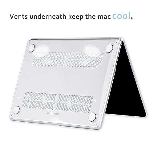 Crystal Clear Case for MacBook Pro 14-inch Laptop M5 M4 M3 M2 M1 A3427 A3426 A3434 A3112 A3185 A3401 A2918 A2992 A2779 A2442 2026-2021 Release, 5Hard Shell&Keyboard Cover&Screen Protector&Webcam Cover - color: Clear