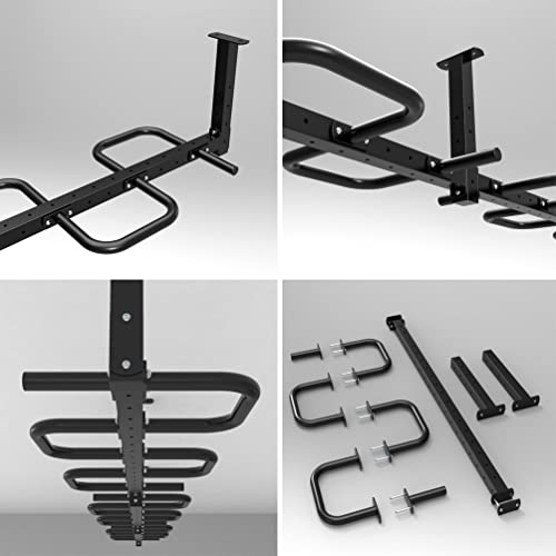 Wall-Mounted Pull-Up Bars/Climbing Frames, Home Gym Upper Body Strength Training Fitness Bar, Security And Stability, Load 300 Kg - size: 425CM