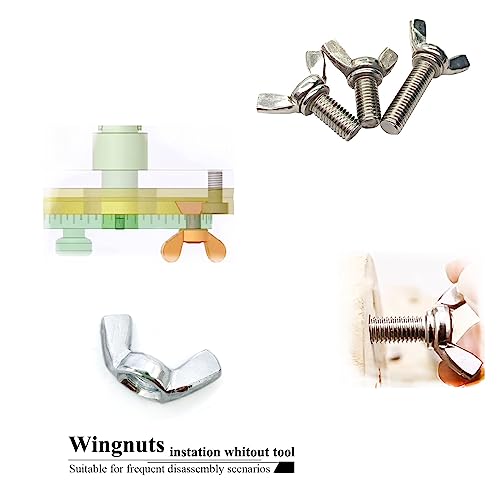 30 PCS 5/16-18 Inch Wingnuts, Quality Carbon Steel Wing Nuts Zinc Plated Fasteners Parts Butterfly Nut, Hand Twist Tighten Hardware Nuts Butterfly Wing-Nut 5/16-18” Assorted Kit - size: 5/16"-18 - Carbon Steel - 30 Pcs