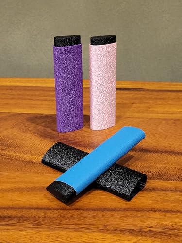 Reusable Skin File with Cover - Great for Rock Climbing, Bouldering, Climber, Gym, Crossfit, Weightlifting, Gymnast - Callus Finger Hand Sander (Silk Baby Pink) - color: Silk Baby Pink