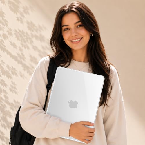 May Chen for MacBook Neo 13 inch Liquid Retina Display ((2026 Release A3404), Slim & Lightweight Protective Case with Screen Protector&Keyboard Cover&Dust Plug, Crystal Clear - color: Crystal Clear
