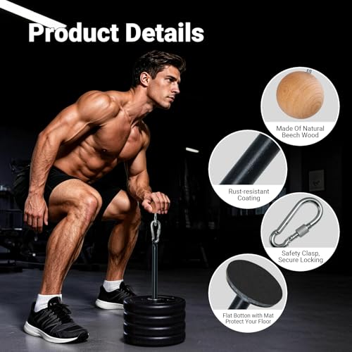 Pinch Grip Strength Training Set, Beech Wood Pinch Block Grip Set with Loading Pin, Rock Climbing Power Finger Forearm Hand Exerciser Strength Training Strengthener Equipment For Home Gym (Pinch Wood Set)