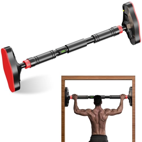 Adjustable Doorway Pull-Up Bar for Home Gym, Multi-Position Chin-Up & Pull-Up Bar for Upper Body Workouts (37"–47" Wide)