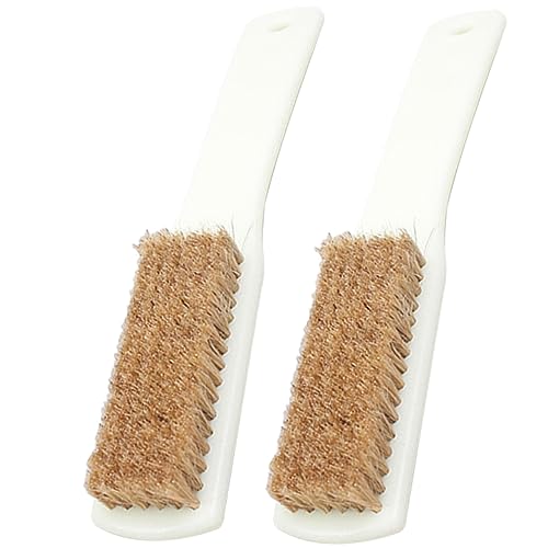 Veemoon 2pcs Bouldering Brush Sturdy Boar Hair Bristles Handle for Outdoor Climbing Rock Cleaning Sports Cleaning Brush for Bouldering Chalk Removal