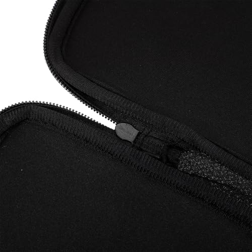 Lurrose Neoprene 13-inch Laptop Sleeve Bag for Notebook and Tablet, Anti-Shock Inner Bag with Anti-Scratch Protection, Portable Office Storage Case in Black