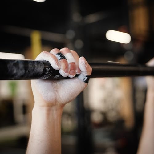 WARM BODY COLD MIND Athletic Finger Tape - 0.5inch x 33ft - Sport Tape for Fingers, Strong Hand Wrap for Crossfit, Weightlifting, Jiu Jitsu, Rock Climbing - color: 3 Rolls White (33ft)