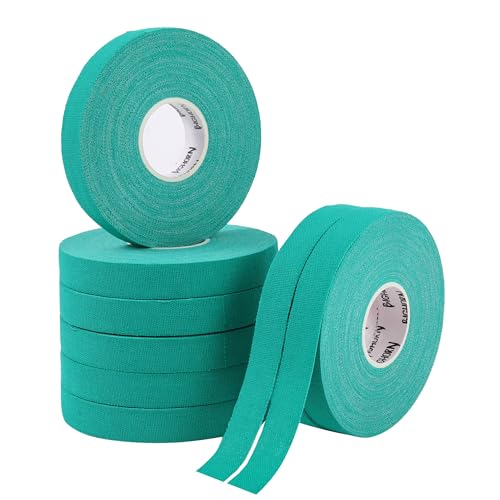 Bighorn Athletics Finger Tape, Male Climber Tin, 0.5" x 45ft, 8Rolls, Green | Climbing tape with retro design tape holder for tension support & bouldering. EZ tear, strong adhesive, residue-free. - color: Green
