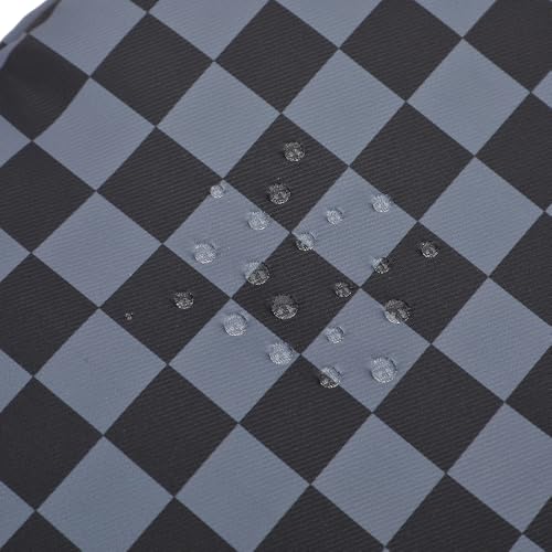 Canvaslife Black Checker Pattern Laptop Sleeve Case Cover with Pocket for MacBook Pro 14 inch and 14 inch-14.4 inch HP, Lenovo, Dell, ASUS, Acer Notebook Computer - color: Black Checker, size: 14 inch / 14.0 inch