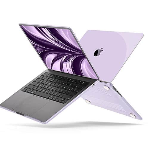 B BELK for MacBook Air 15 inch Case 2026-2023 M5 M4 M3 M2, Crystal Purple | A3448 A3241 A3114 A2941, Plastic Laptop Hard Shell Case with Keyboard Cover & Screen Protector, Lightweight, Easy Snap-On - color: Purple