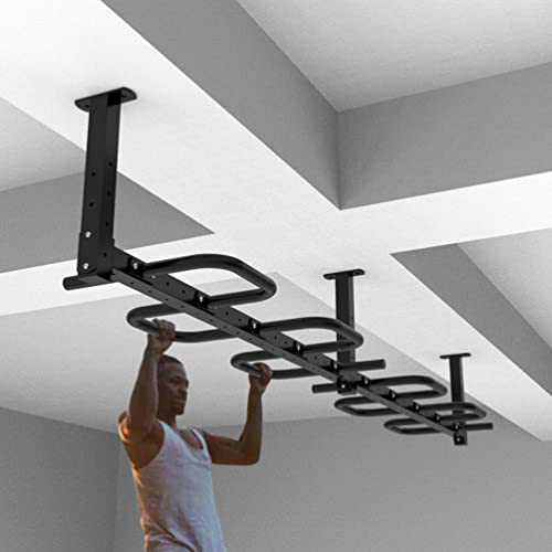 Wall-Mounted Pull-Up Bars/Climbing Frames, Home Gym Upper Body Strength Training Fitness Bar, Security And Stability, Load 300 Kg - size: 285CM