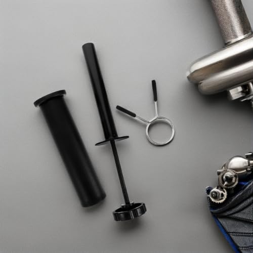 Fitness Equipment Weight Loading Pin with Carbon Steel Construction and Enhanced Stability for Barbell Adapter Sleeve, Compatible with Weight Plates in Professional Settings