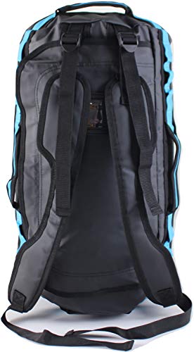 Element Equipment Trailhead Duffel Bag Shoulder Straps Waterproof Black/Blue Small - color: Black/Bomber Blue, size: Small 30 Liters