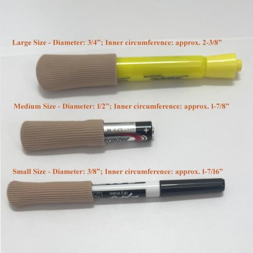 SOHLER 6 Packs Closed Toe Caps Finger Covers Sleeve Protectors, Elastic Fabric Lined with Soft Gel (Small) - size: Small