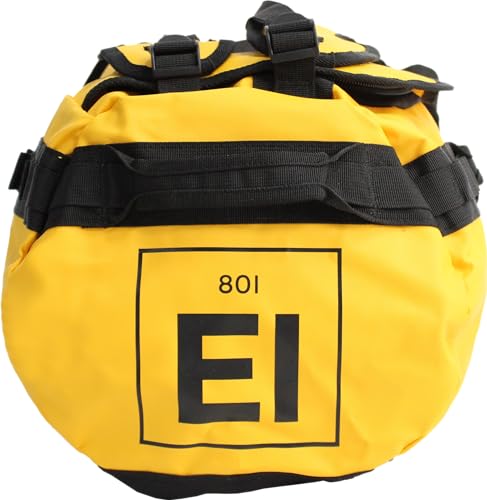 Element Equipment Trailhead Duffel Bag Shoulder Straps Waterproof Yellow Large - color: Yellow, size: Large 85 Liters