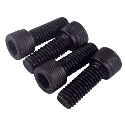 10Pcs 3/8-16 x 2 Socket Head Cap Screws Bolts, 12.9 Grade Alloy Steel Black Oxide Finish, Allen Hex Drive, UNC Coarse Full Thread - size: 3/8-16 x 2" (10PCS)