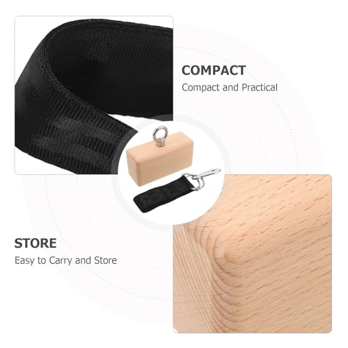 Wooden Pinch Block Gripper: Pinch Gripping Strength Trainer - Forearm Force Training Tool - Loadable Grip Strength Equipment for Home Gym