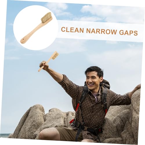 Climbing Brush Chalk Shoe Polish Applicator Brush Wire Grill Brush Sponge Shoe Polish Dauber Outdoor Gears Climbing Equipment Mountain Bike Gloves Wall Climbing Scrubber Brush Wood