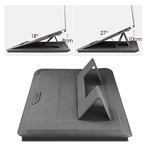 HoYiXi 13 Inch Laptop Sleeve Case Bag Compatible with MacBook Neo 2026/MacBook Air 13 M1 M2 2022-2018/MacBook Pro 13 M2 2022-2016/Surface Pro 8 2021/Surface Go 3 13-13.6'' Dell HP ASUS Acer PC, Gray - color: Gray, size: 13-13.3 in