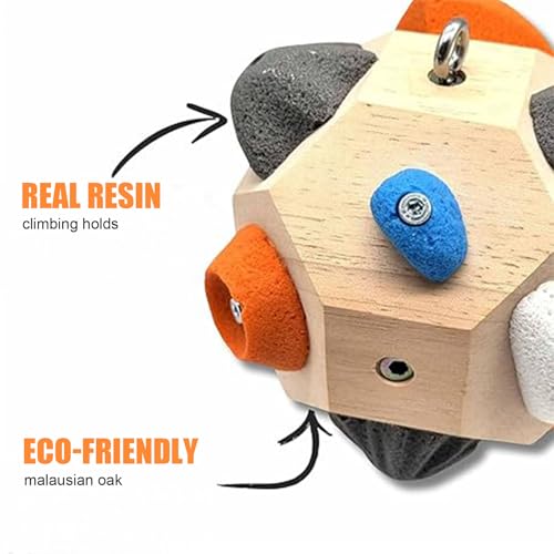 Handcrafted Rock Blocks, Enhancing Strength and Precision, 3D Rock Climbing Training Balls, Finger Training Tools specifically Designed for Rock Climbers