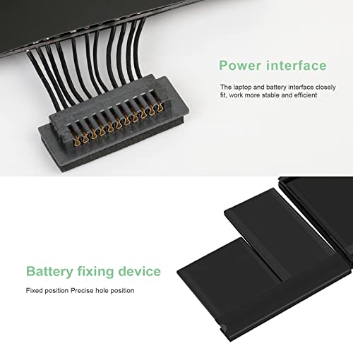 TREE.NB A1417 Battery for MacBook Pro A1398 (Mid 2012 & Early 2013) Battery Replacement to MacBook Pro 15-inch Retina (Mid 2012, Early 2013 Version) - EMC 2512 or 2673 10.95V/95Wh - size: ‎12.99x4.65x0.39inch A1417