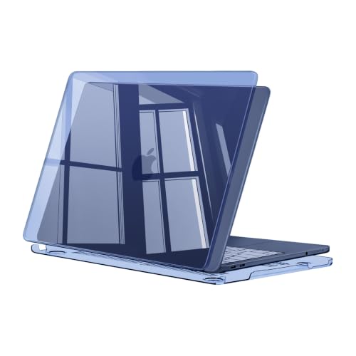 MOSISO Compatible with MacBook Neo Case 13 inch 2026 A3404 A18 Pro Chip | Scratch-Resistant Ultra-thin Protective Hard Shell Case Cover, Crystal Indigo - color: Crystal Indigo