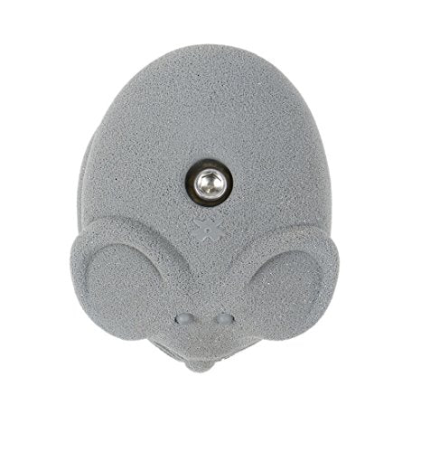 Atomik Rock Climbing Holds Bolt-On Mouse in Gray