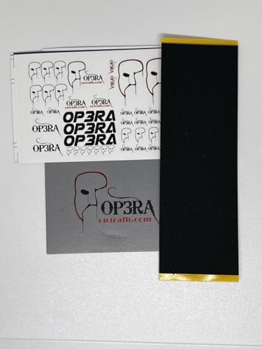 LEEFAI Op3ra Pro Fingerboard Complete-34 * 96mm Maple Wood Deck,UV Printing Graphic-Solid Single Axles Pro Trucks & 5 Urethane Bearing Wheels,-Replace Bushings-The Alien A51