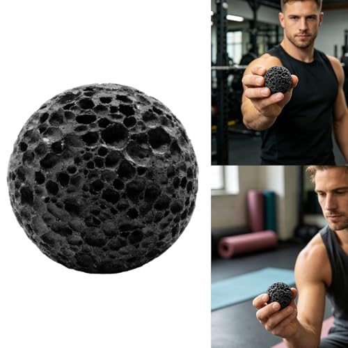 Portable Hand Exercise Ball Round Stone Hand Grip Ball for Rock Climbing Grip Strength and Sweat Reduction Enduring None Sweat Rock Climbing Trainer - color: 3cm