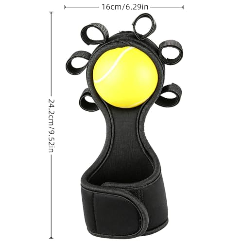 Hand Strength Ball Grip Trainer Ball Tool | Finger Strengthening Tool for Workout Outdoor Weightlifting Rock Climbing Home Fitness Gym Office - color: Yellow