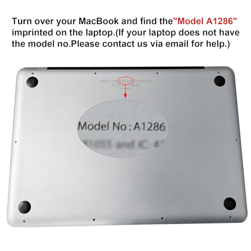 TREE.NB A1321 A1286 (Only for Mid 2009 Mid 2010 Version) Laptop Battery for MacBook Pro 15 Inch Battery A1321 A1286 MC371LL/A MC372LL/A MB985 MB986 MC118 020-6380-A 020-6766-B - size: 8.33x3.42x0.55inch A1321