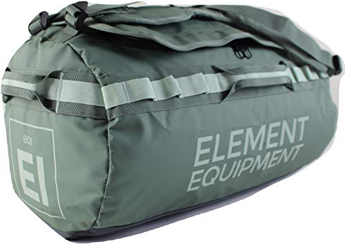 Element Equipment Trailhead Duffel Bag Shoulder Straps Waterproof Olive/Green Small - color: Olive/Green, size: Small 30 Liters