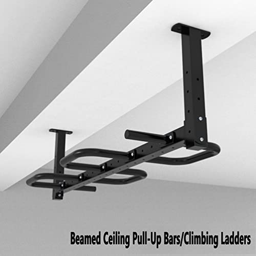 Wall-Mounted Pull-Up Bars/Climbing Frames, Home Gym Upper Body Strength Training Fitness Bar, Security And Stability, Load 300 Kg - size: 145CM