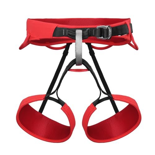 KAILAS Airo Rock Climbing Harness Men Roofing Harnesses Rescue Mountaineering Safety Belt Women Comfortable Lightweight - color: Red, size: X-Large