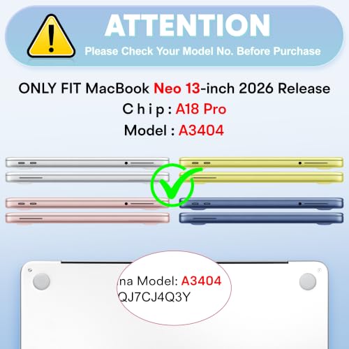 May Chen Compatible with MacBook Neo 13 inch Case 2026 Model A3404, Plastic Hard Shell,Keyboard Cover,Screen Protector,Dust Plug, for MacBook Neo 13" with A18 Pro Chip,Cute Geese - color: Cute geese