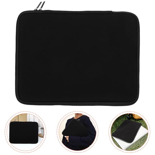Shockproof Neoprene Tablet Protective Bag and Laptop Sleeve 13-inch Black Portable Inner Storage Case for Tablet and Notebook Users