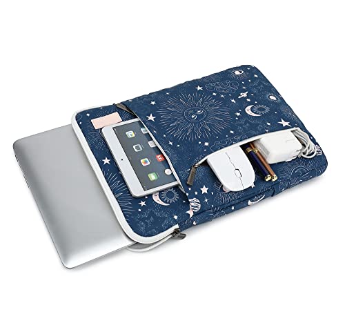 360° Protective Laptop Sleeve Case Bag with Handle and Luggage Strap for iPad 13 inch,MacBook Air 13" and 13.3 inch Screen Laptop - color: Sol de Mayo(3 Pockets), size: 12.5 inch-13.5 inch