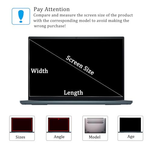 i-Tensodo Tempered Glass Screen Protector for 14 inch HP Envy x360 2-in-1 (14-FAxxxx / 14-FCxxxx Series 2024) Convertible Laptop,9H Hardness, Anti Scratch - color: Tempered Glass