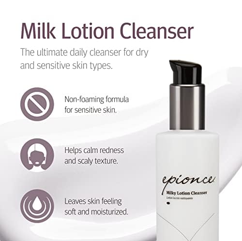 Epionce Milky Lotion Cleanser Face Wash Makeup Remover Dry Sensitive Skin